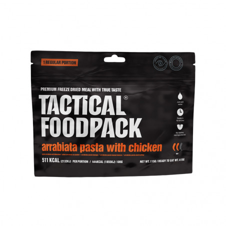 Ration de survie - Poulet et pâtes sauce arrabiata