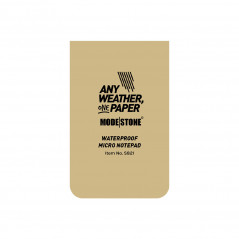 Mini carnet tout-temps 28 pages 50 x 85 mm tan