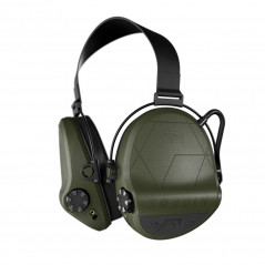 Casque anti-bruit Suprême T2 vert olive serre-nuque tissu noir
