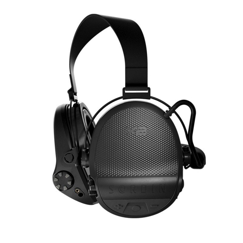 Casque anti-bruit Suprême X2 BT noir serre-nuque tissu noir Casque anti-bruit Suprême X2 BT noir serre-nuque tissu noir