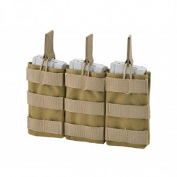 Porte chargeur 5.56 triple Coyote - Defcon 5