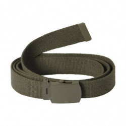 Ceinture en toile avec boucle verte
