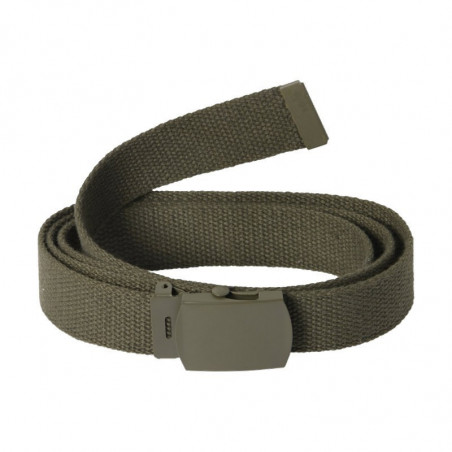 Ceinture en toile avec boucle verte