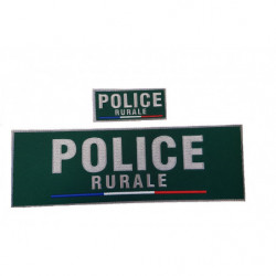 Jeu de bandes Police Rurale brodées
