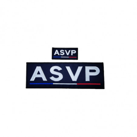Jeu de bandes brodées ASVP