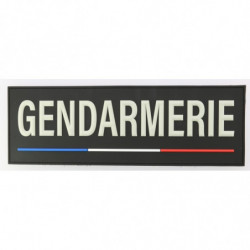 Bande dorsale GENDARMERIE 28 x 10 en PVC relief