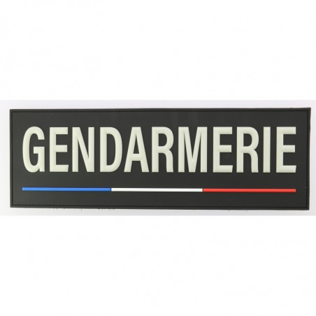 Bande dorsale GENDARMERIE 28 x 10 en PVC relief