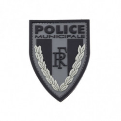 Ecusson de bras Police Municipale PVC basse visibilite sur velcro