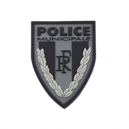 Ecusson de bras Police Municipale PVC basse visibilite sur velcro