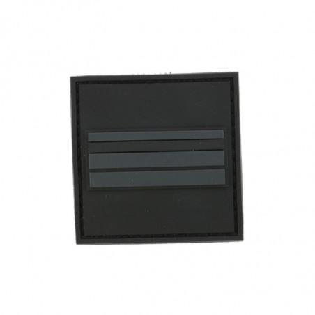 Galon velcro PVC MAJOR GD / BRIGADIER CHEF PRINCIPAL PM / basse visibilité