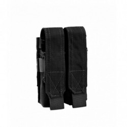Porte chargeur double 9mm noir