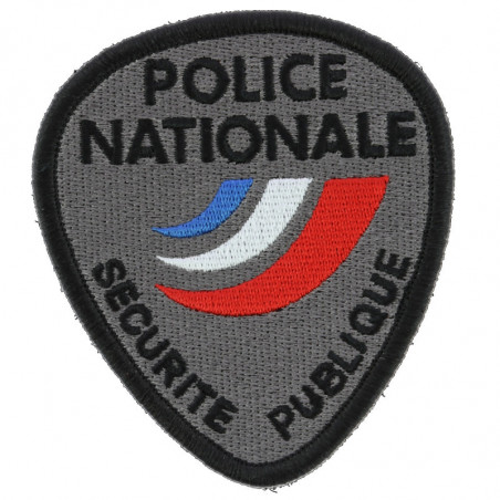 Ecusson de bras Police Nationale Securité publique BV sur velcro