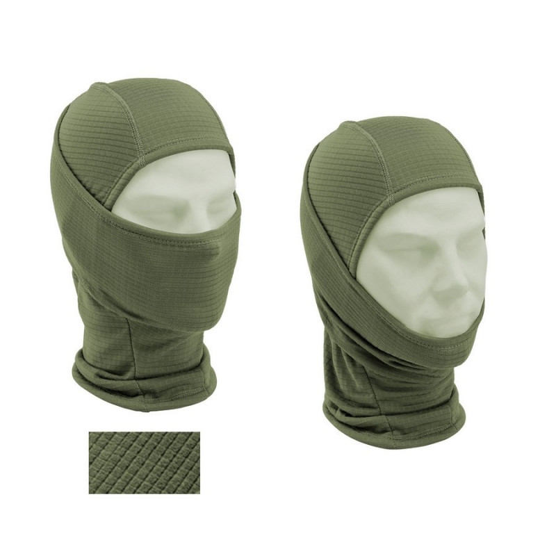 Cagoule Thermal multi collar vert OD DEFCON5