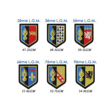 Écusson légion gendarmerie mobile brodé