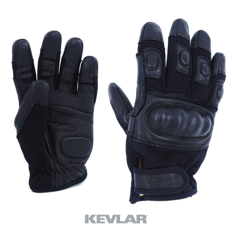 Gants anti-coupure noirs