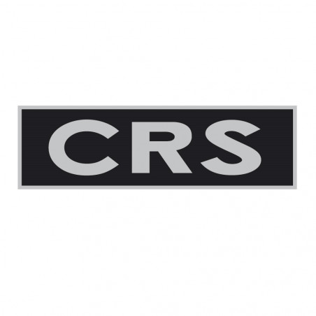 Bandeau d'identification rétro-réflechissant fond noir