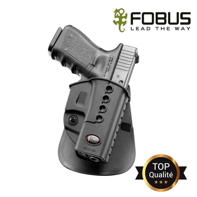 Holster rigide polymere pour Glock retention passive vis ajustage Holster rigide polymere pour Glock retention passive vis ajustage